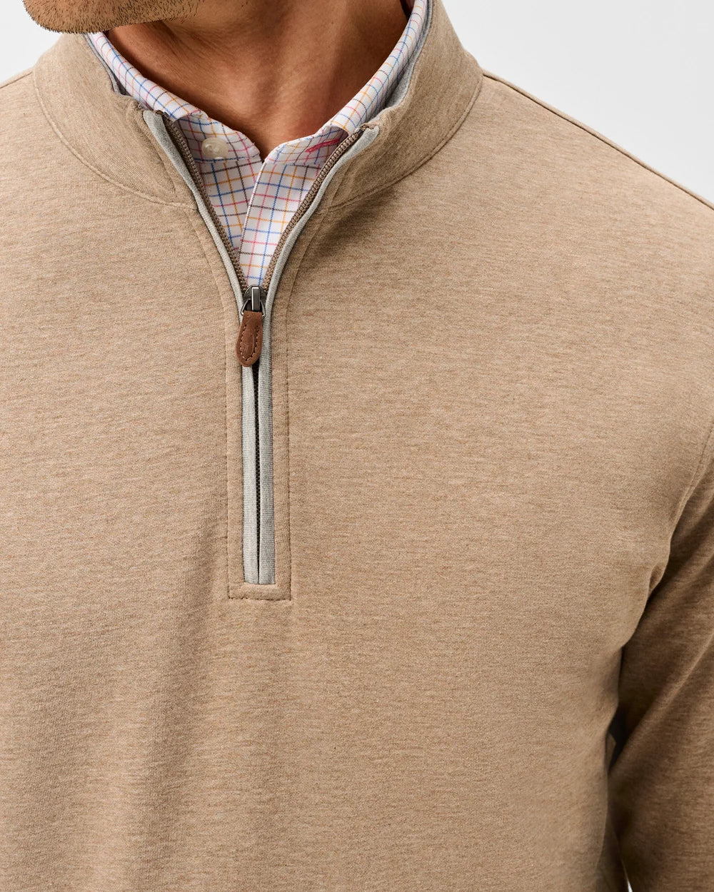 Sully 1/4 Zip Pullover In Cedar