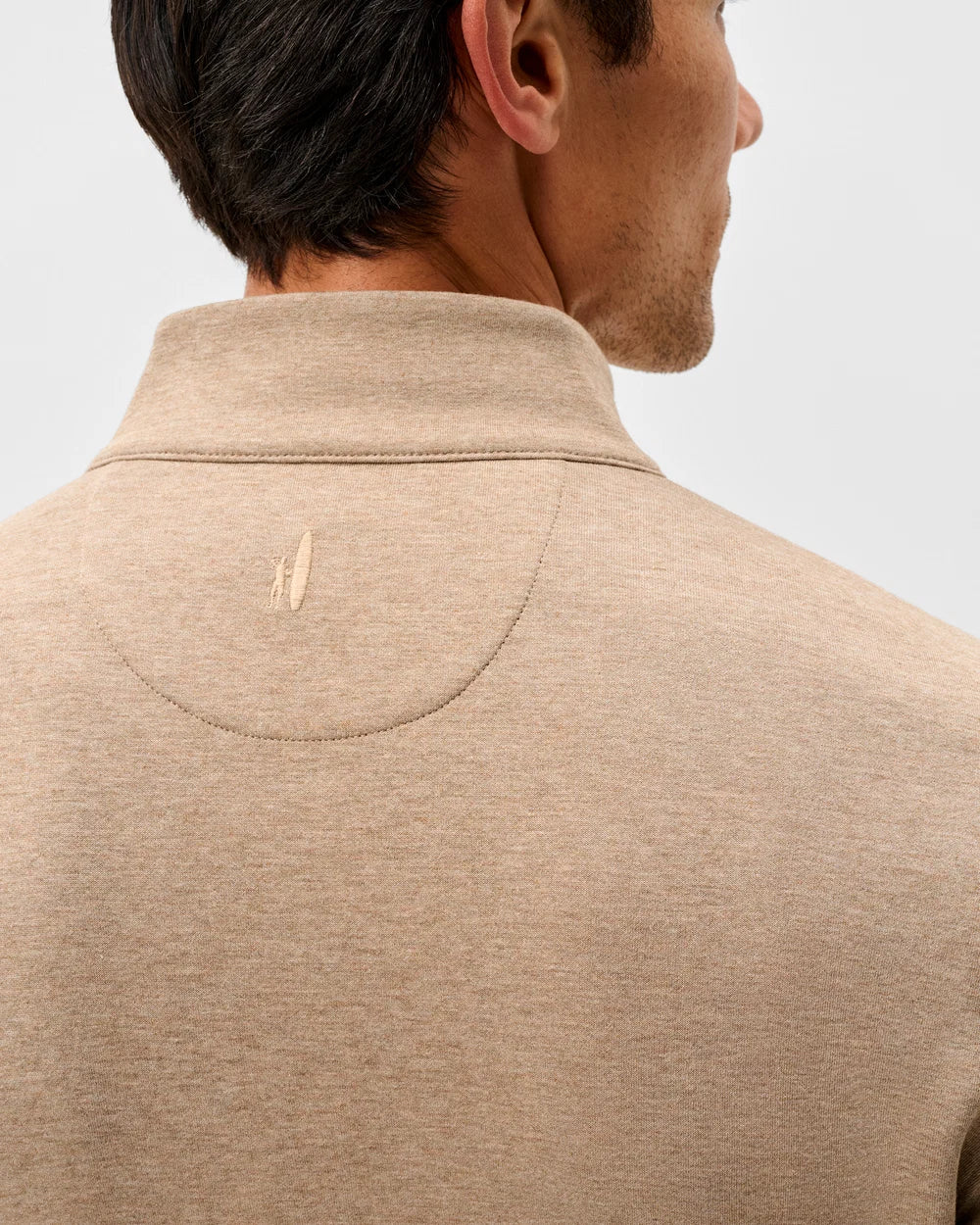 Sully 1/4 Zip Pullover In Cedar