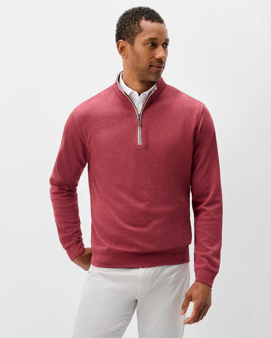 Sully 1/4 Zip Pullover In Port