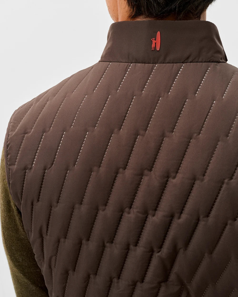 Belfry Quilted Puffer Vest In Cocoa