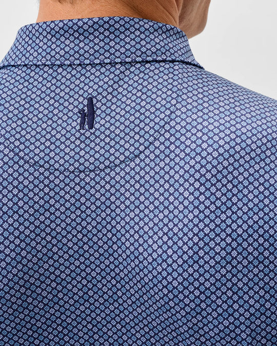 Pip Floral Performance Jersey Polo In Navy