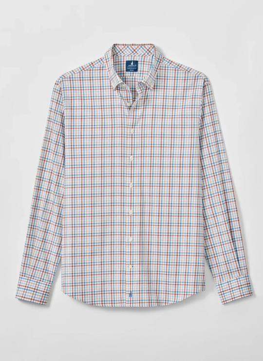 Redwood Check Everyday Performance Button Down Shirt In Canyon