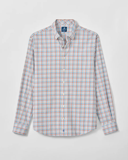Redwood Check Everyday Performance Button Down Shirt In Canyon