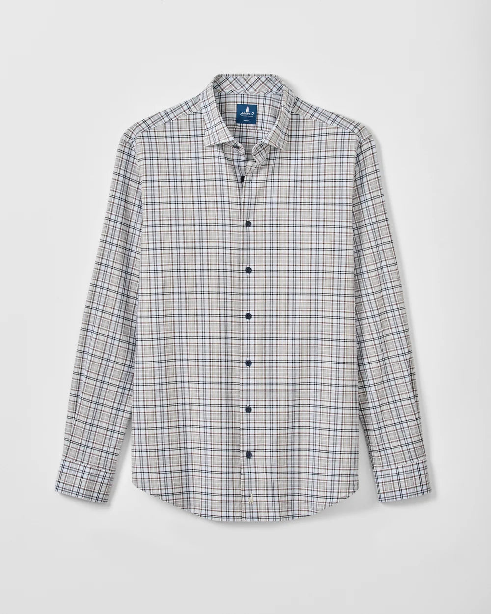 Tahoe Plaid Performance Flannel Button Down Shirt In Kona