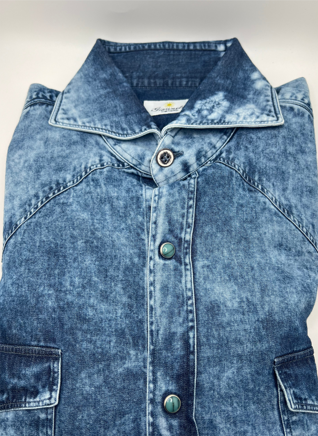 Giannetto Washed Demin Shirt