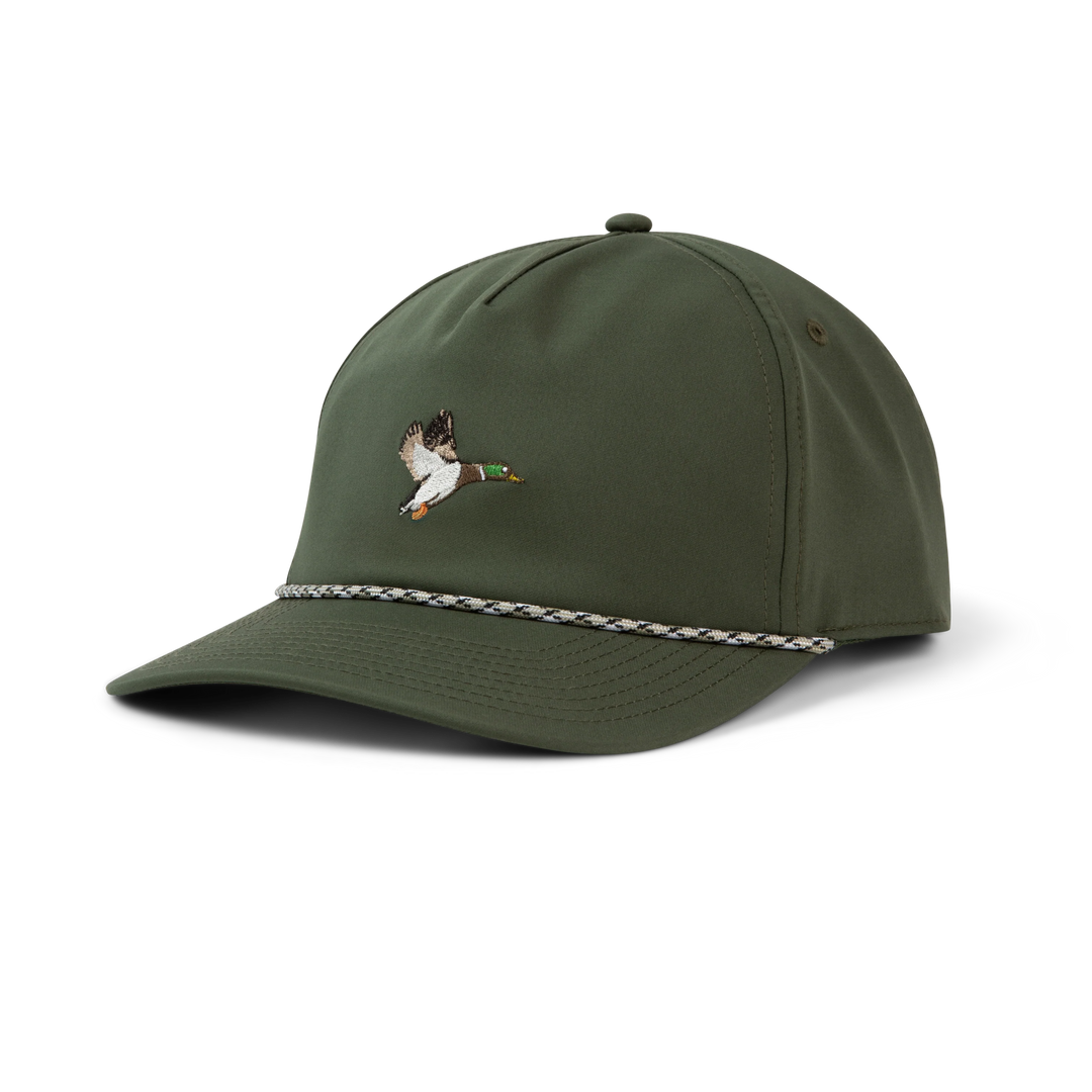 Green Mallard Rope Hat