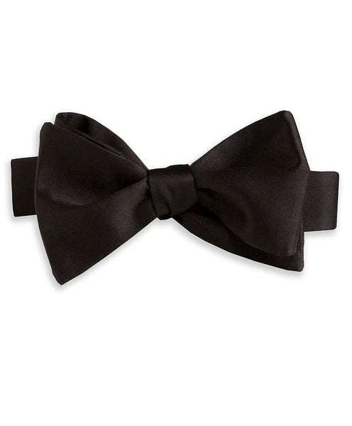 David Donahue Pre-Tied Black Bow Tie