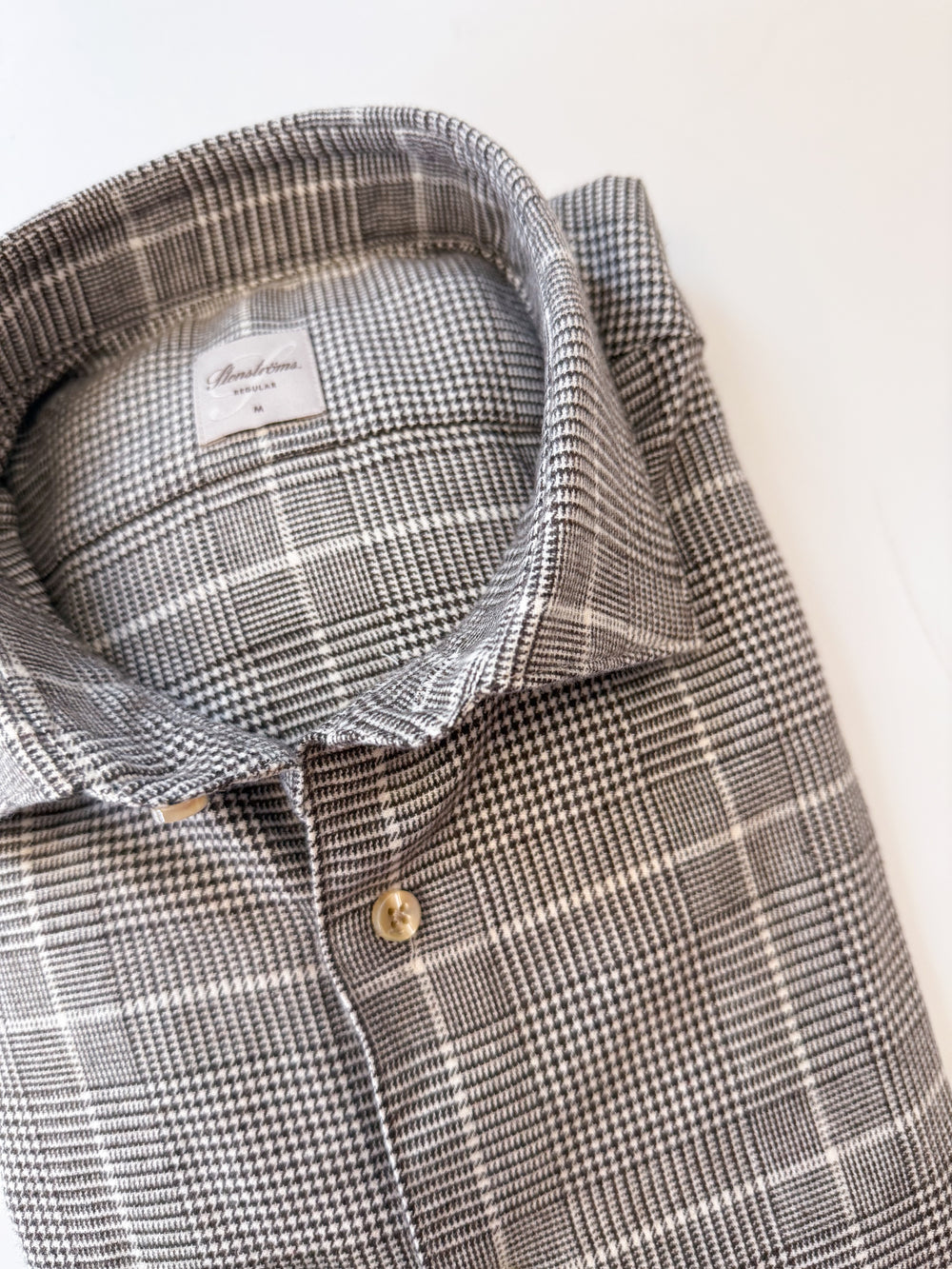 Stenströms Brown Glen Plaid Flannel
