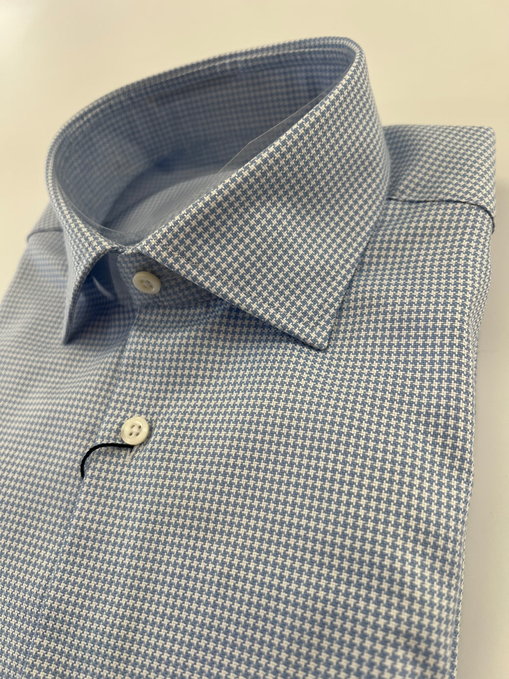 Stenströms Light Blue Check Shirt