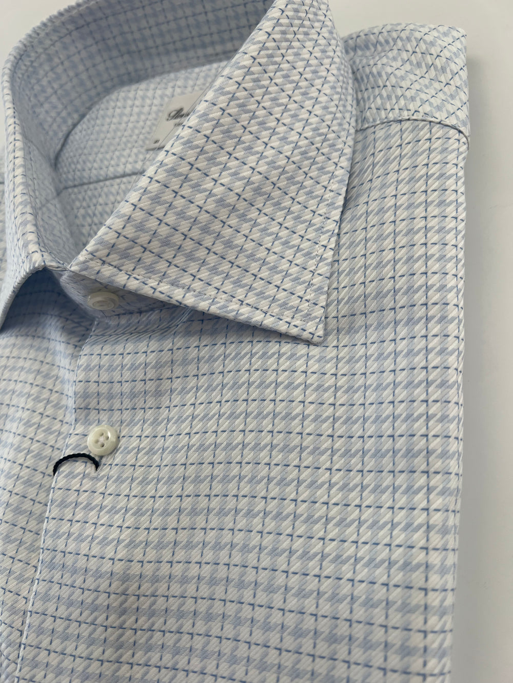 Stenströms Light Blue Check Shirt