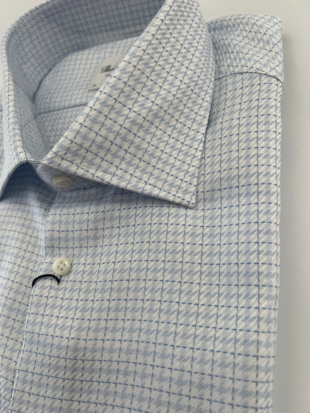 Stenströms Light Blue Check Shirt