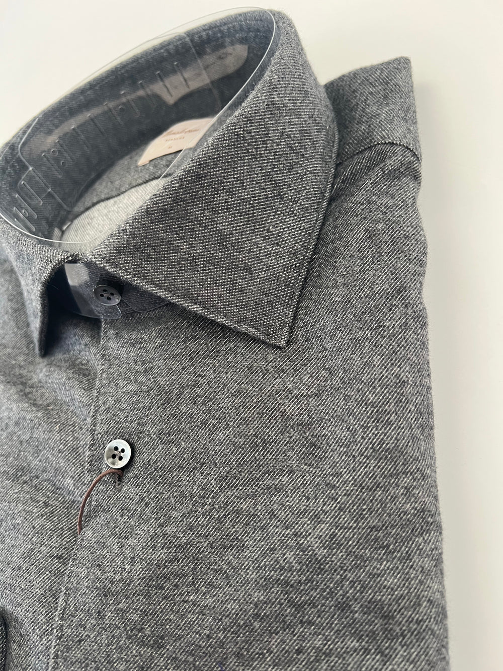Stenströms Grey Flannel Shirt