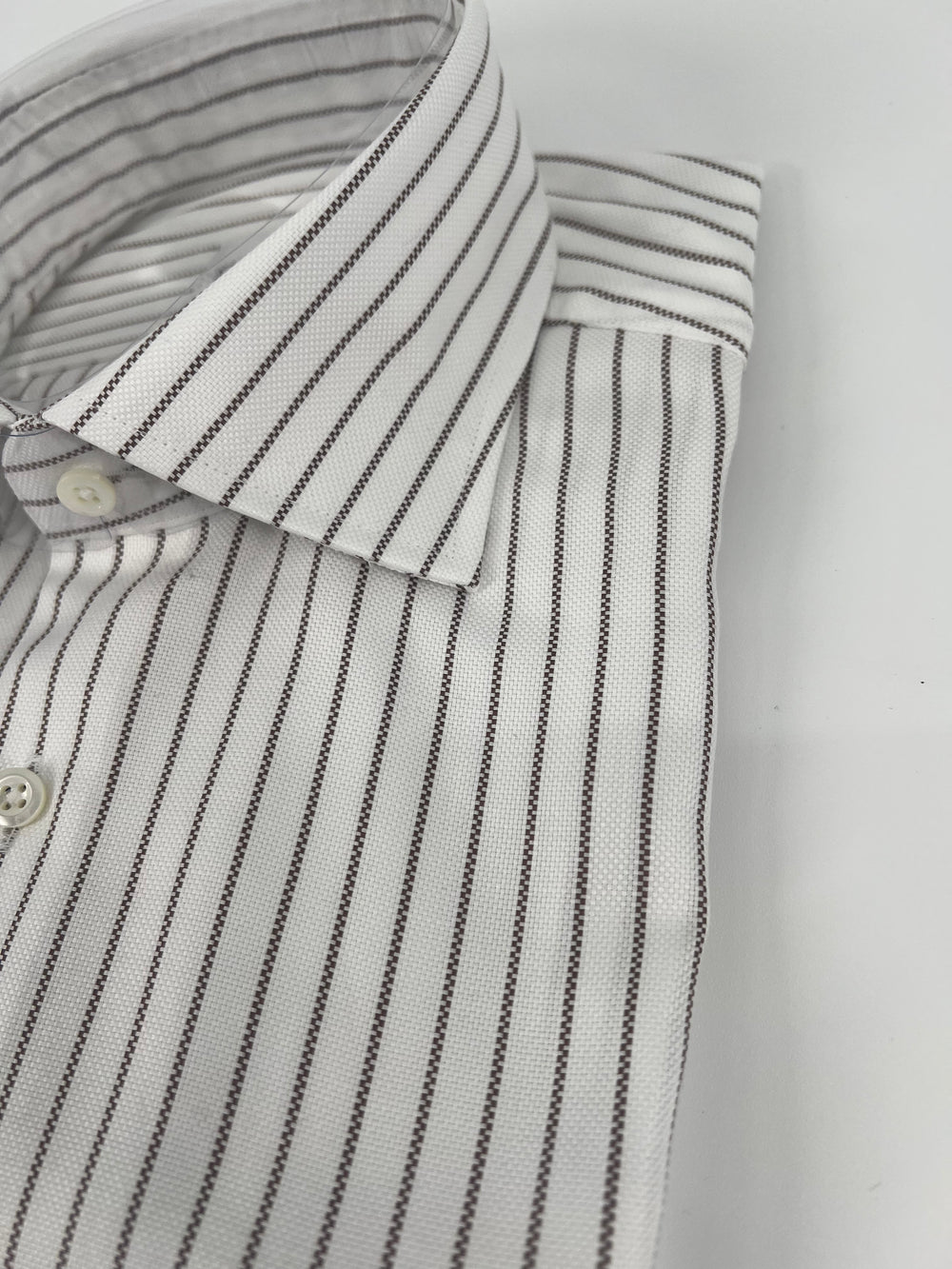 Stenströms Brown Stripe Shirt