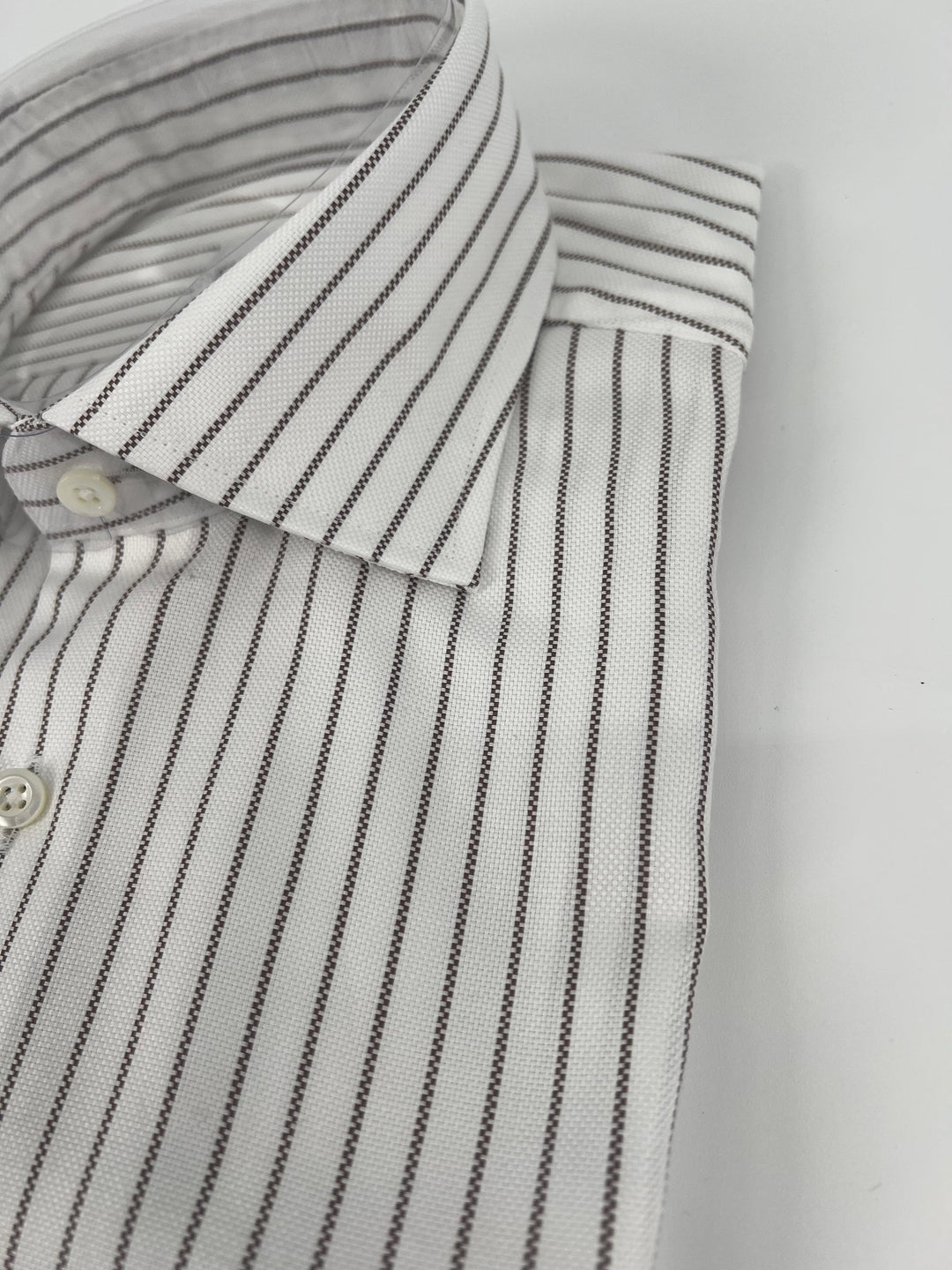 Stenströms Brown Stripe Shirt