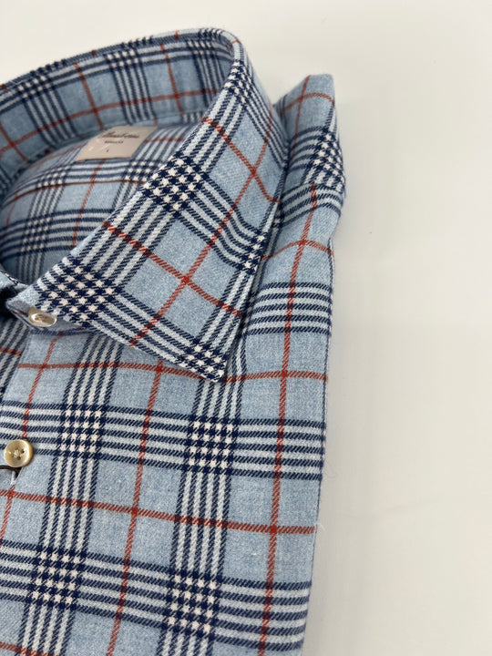 Stenströms Blue Checked Flannel