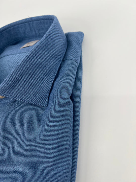 Stenströms Blue Flannel Shirt