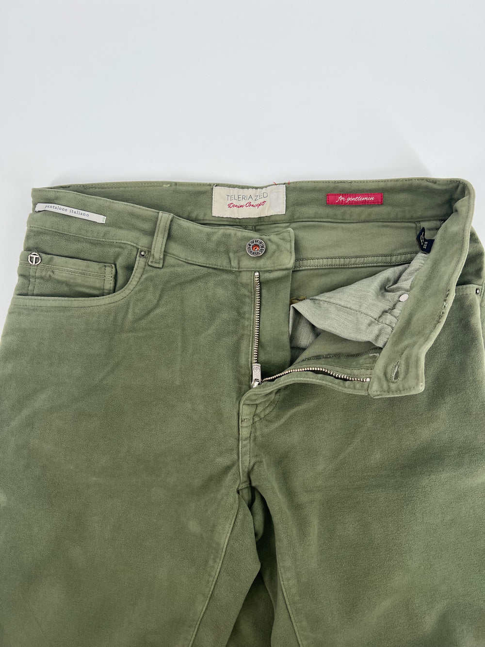 Teleria Zed Cobra Moleskin Five Pocket In Iguana