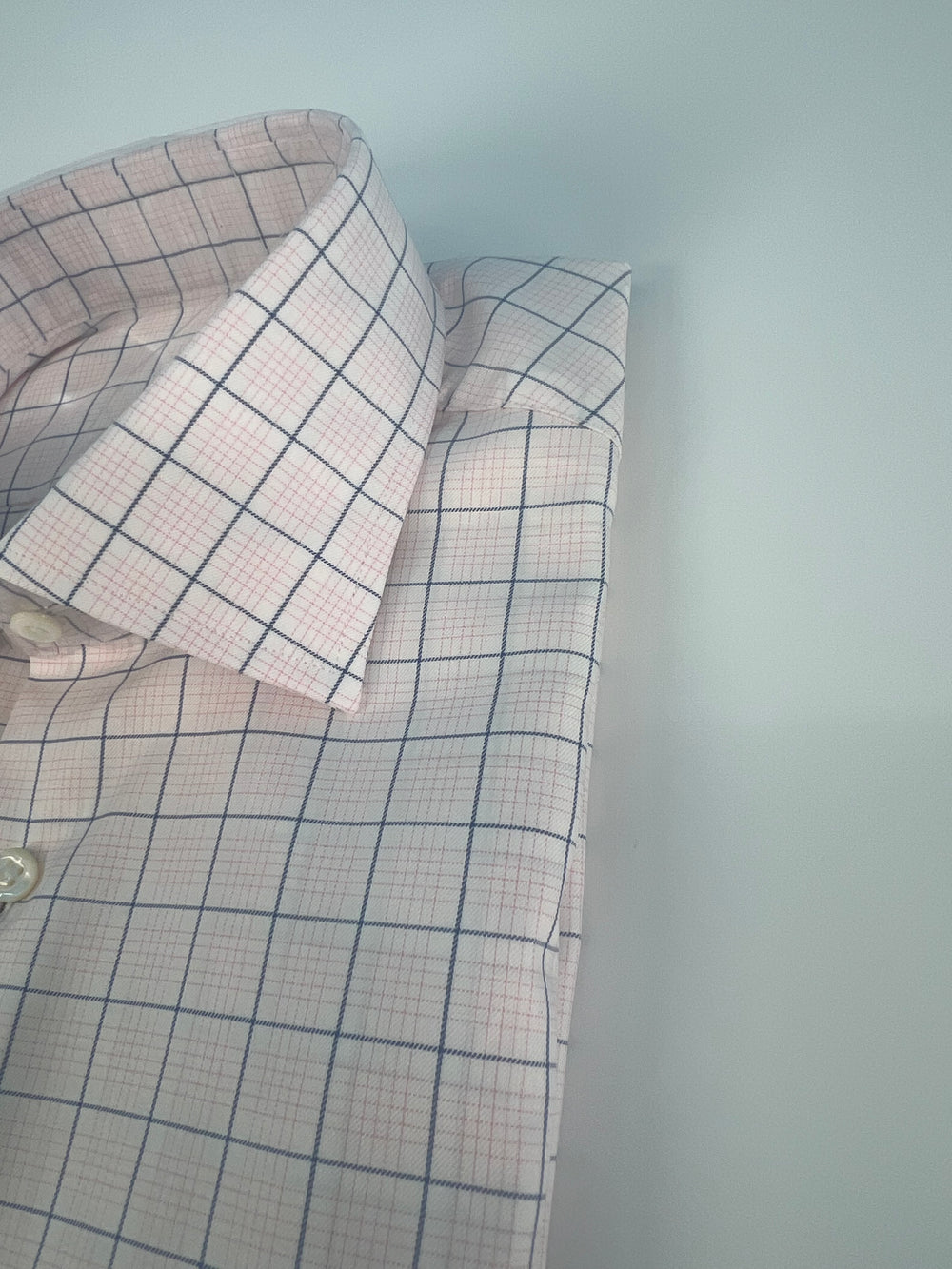 Stenströms Light Pink Check Shirt