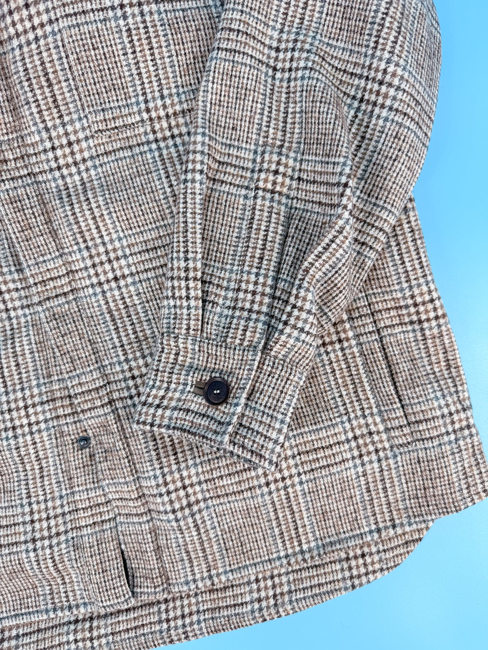 Luciano Barbera Brown Plaid Jacket