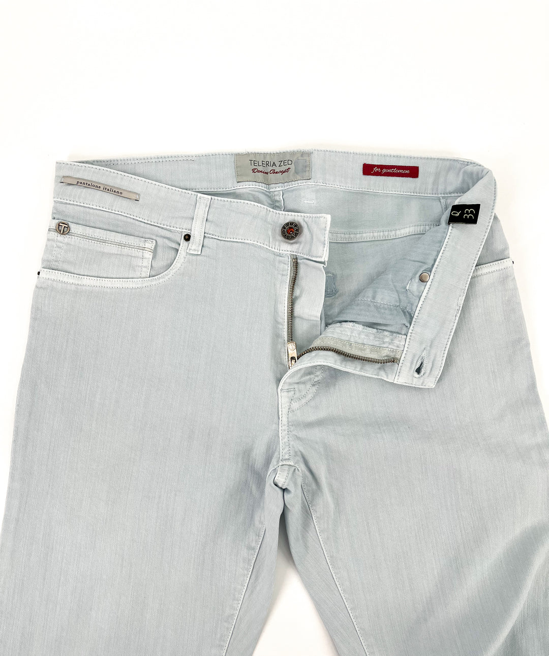 Teleria Zed Cobra Five Pocket In Blu Ice