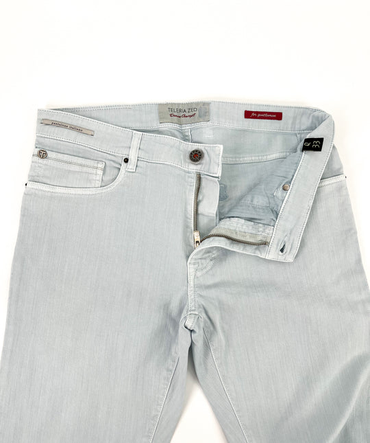 Teleria Zed Cobra Five Pocket In Blu Ice