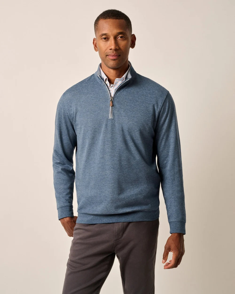 Sully 1/4 Zip Pullover In Helios Blue