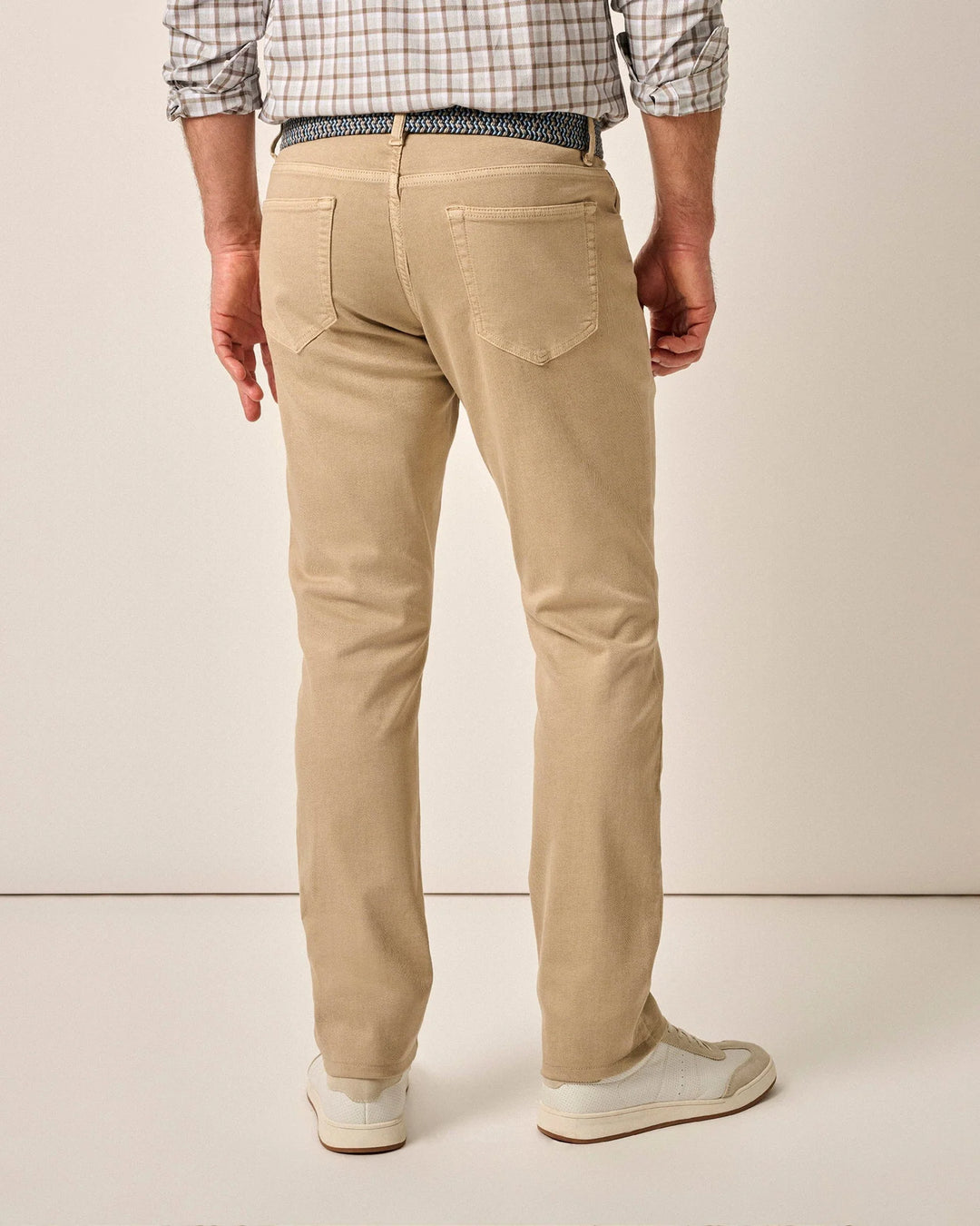 Johnnie-O Carmel Sateen 5-Pocket Pants In Khaki