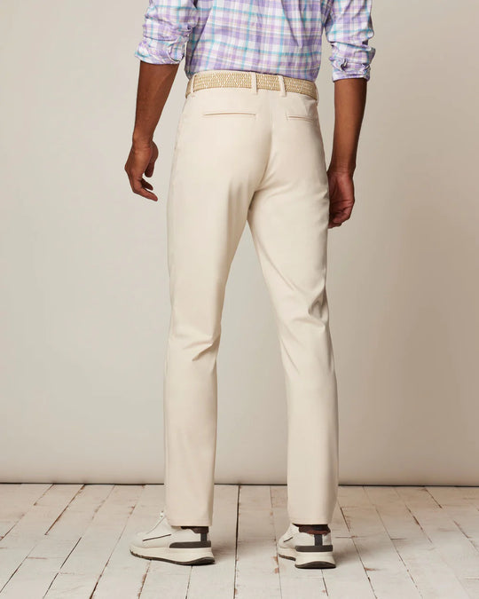 Johnnie-O Osprey Cotton Blend Performance Pant In Stone