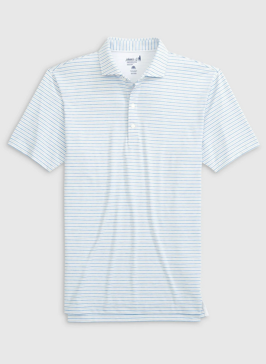 Johnnie-O Vik Performance Jersey Polo In Seal