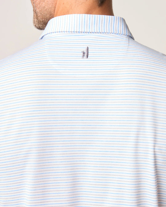 Johnnie-O Vik Performance Jersey Polo In Seal