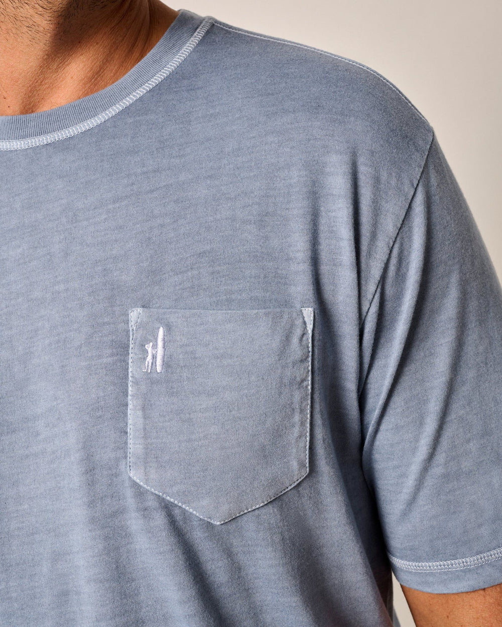 Dale Cotton Blend T-Shirt In Navy