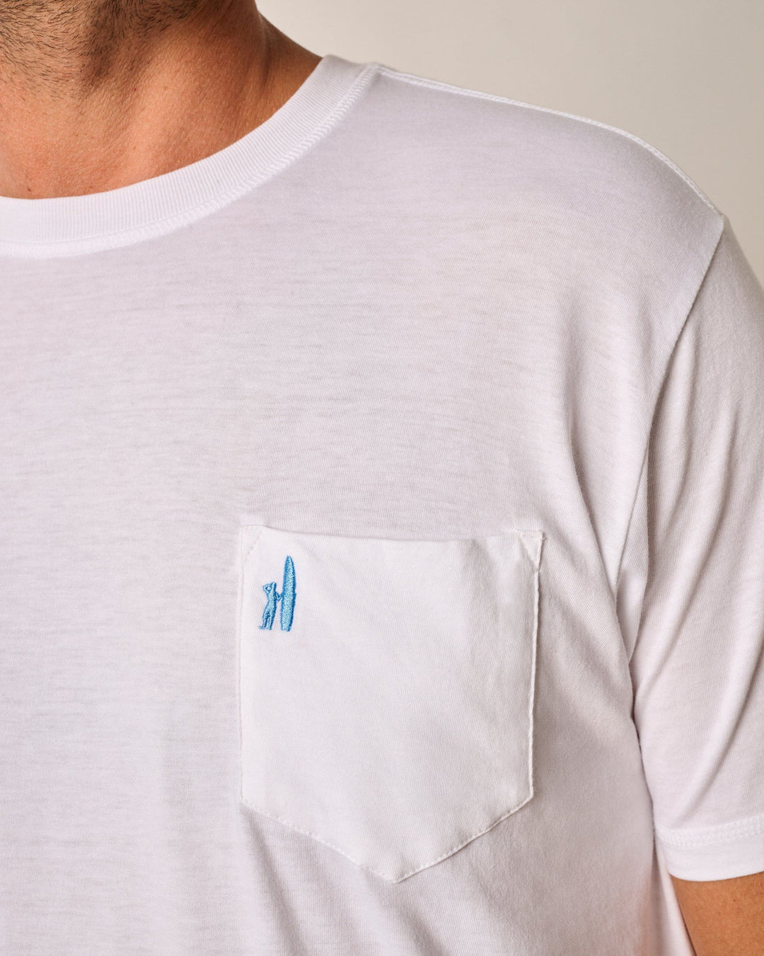 Johnnie-O Dale 2.0 Pocket T-Shirt In White