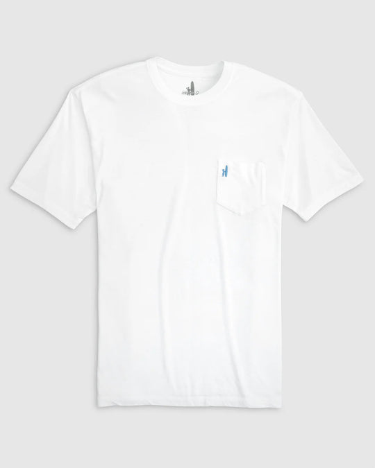 Johnnie-O Dale 2.0 Pocket T-Shirt In White