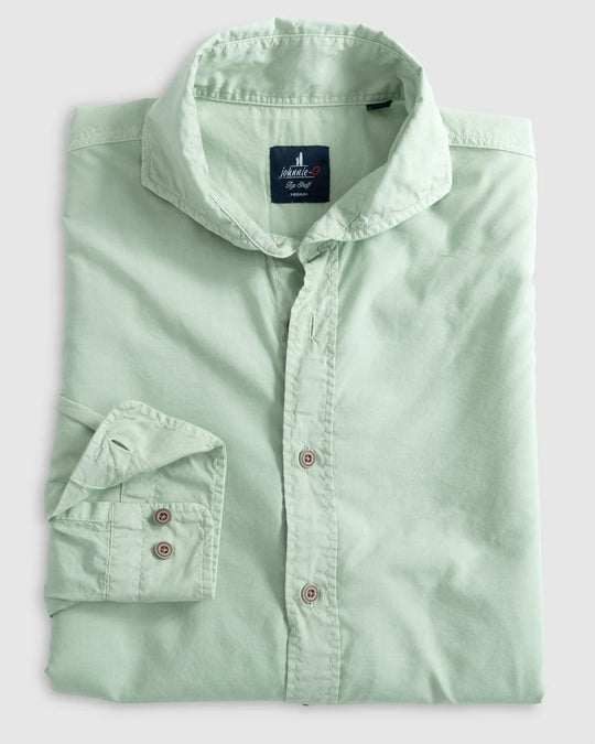 Johnnie-O Albin Top Shelf Button Up Shirt In Cactus