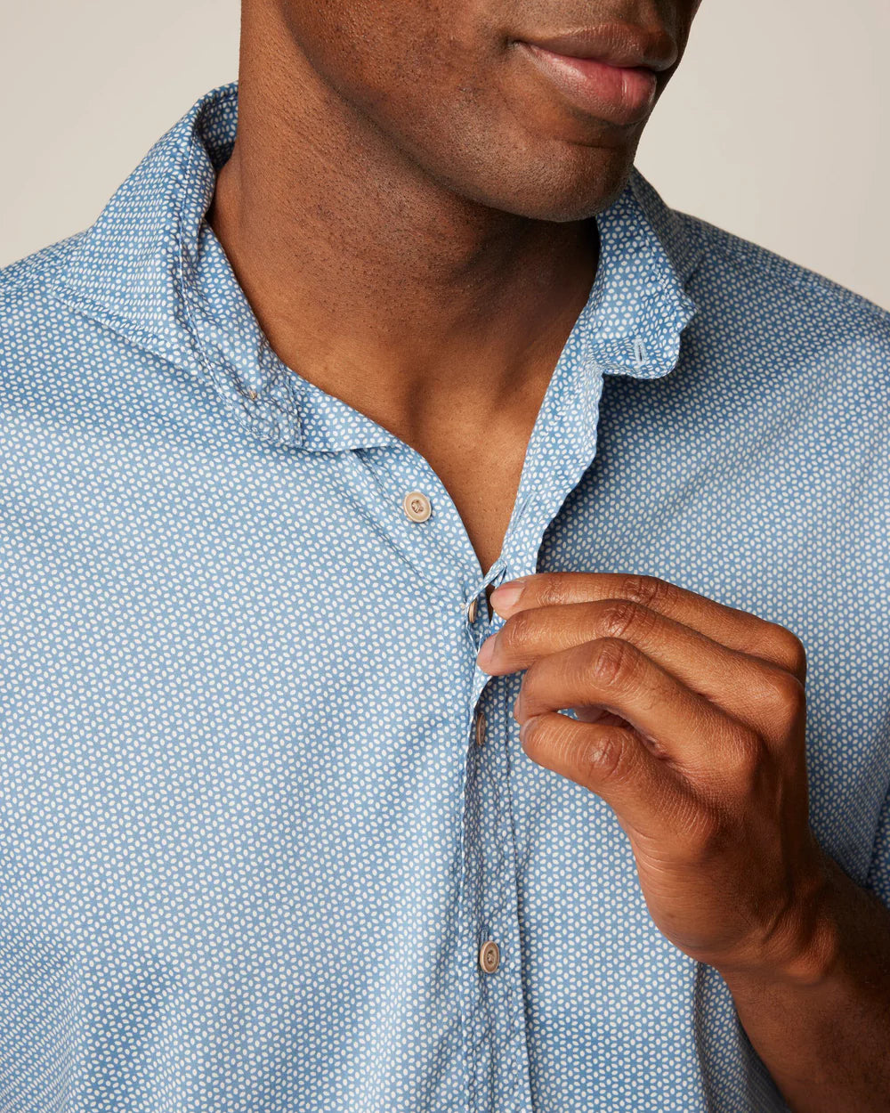 Johnnie-O Stinson Top Shelf Button Up Shirt In Laguna Blue