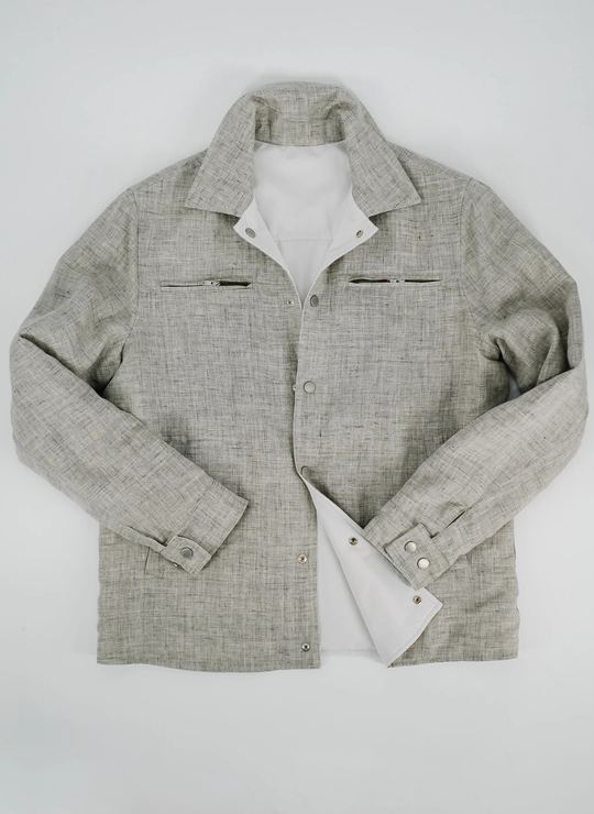 Reversible Linen/Nylon Overshirt