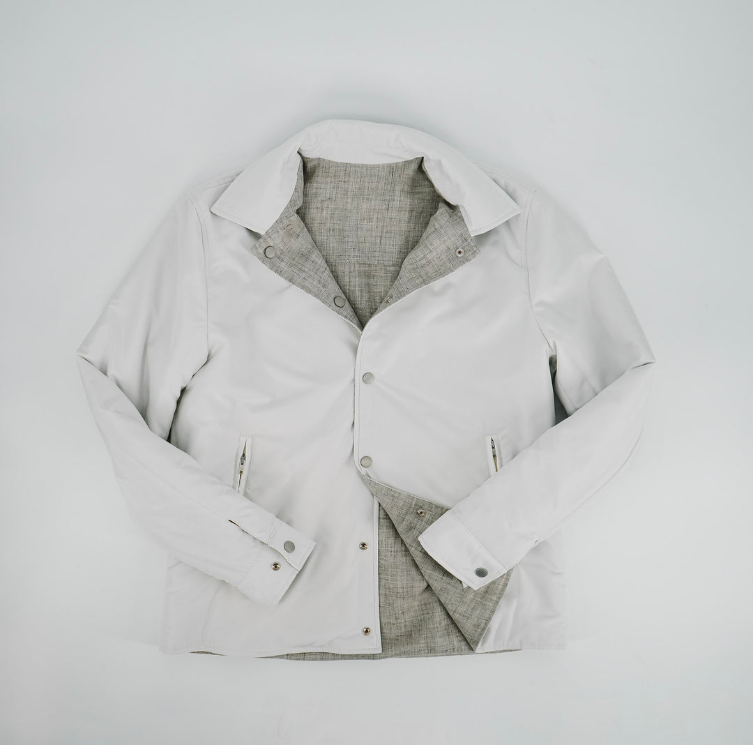 Reversible Linen/Nylon Overshirt