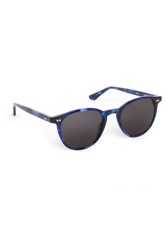 Krewe Landry Sunglasses In Indigo Tortoise
