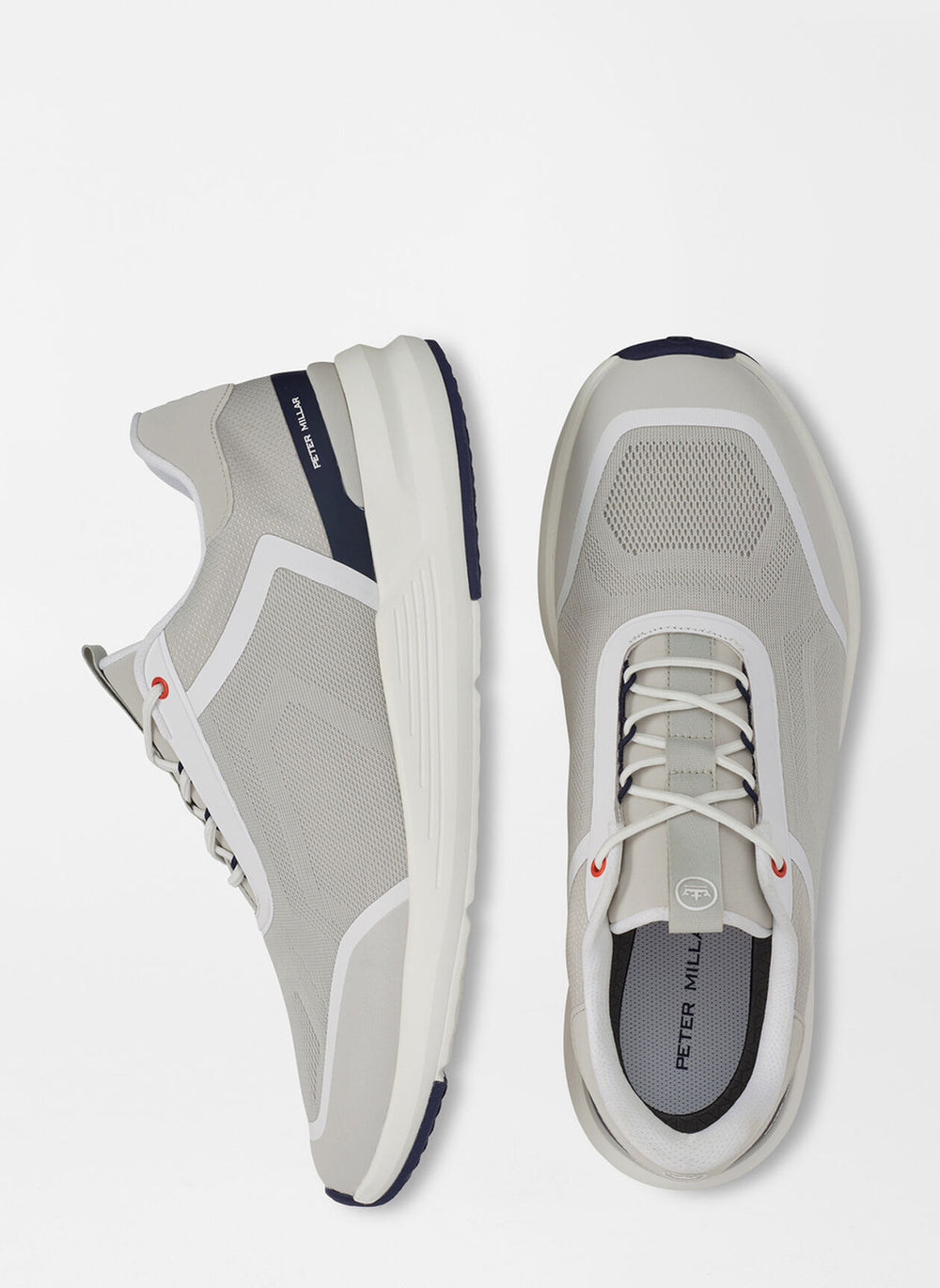 Peter Millar Camberfly Sneaker In British Grey