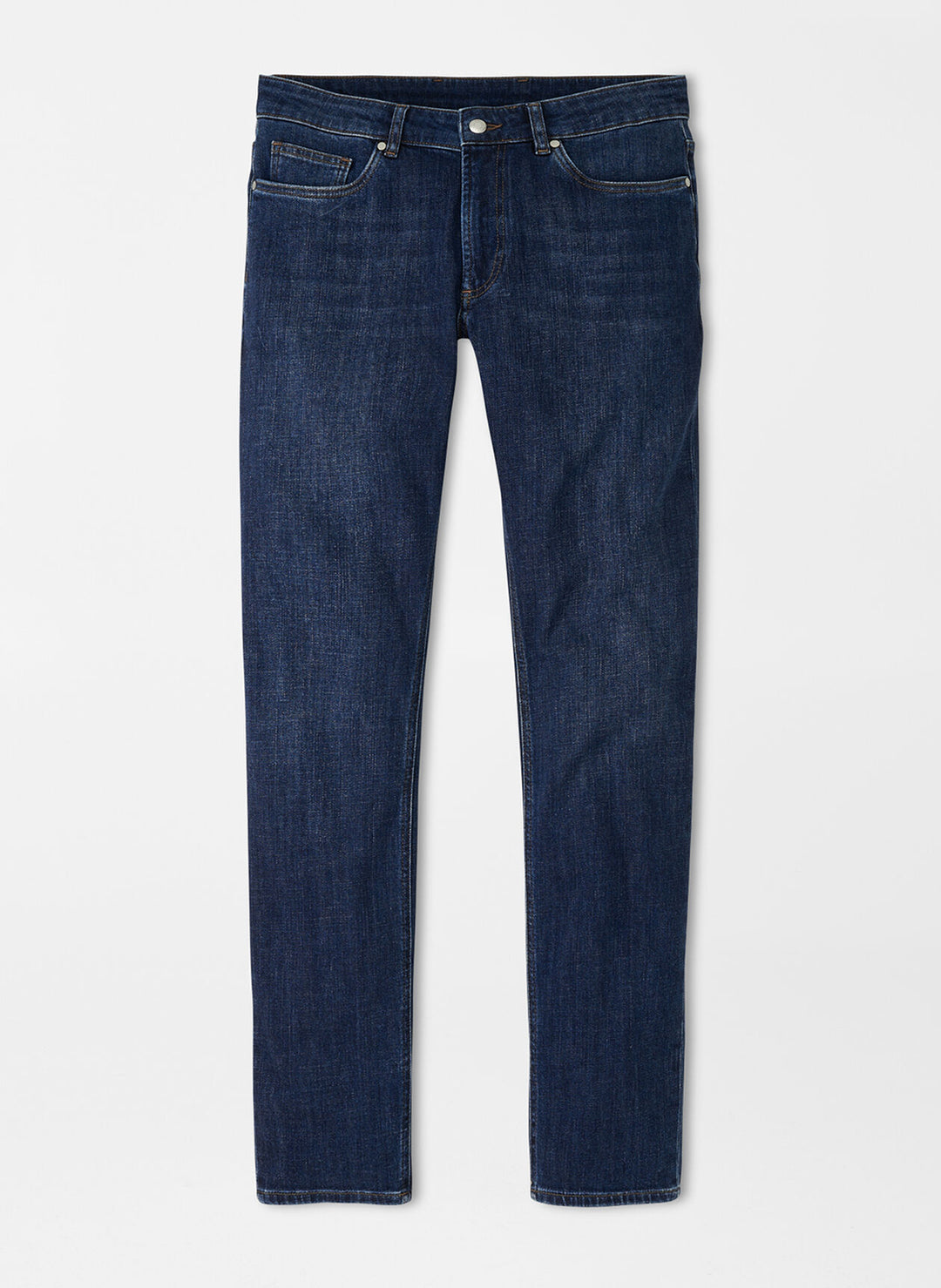 Peter Millar Vintage Washed Five-Pocket Denim In True Blue