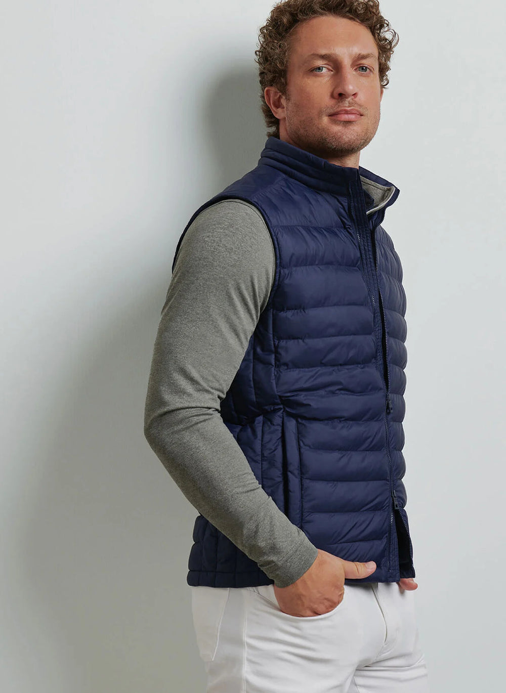 Peter Millar All Course Vest In Navy