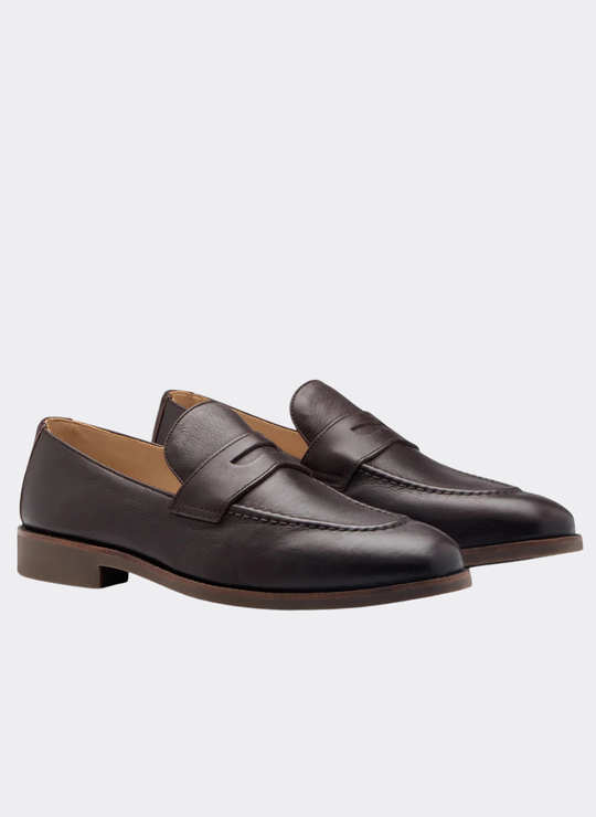 Madison Penny Loafer In Chocolate