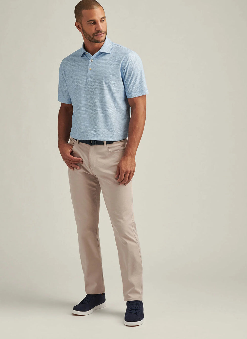Peter Millar eb66 Performance Five-Pocket Pant In Khaki