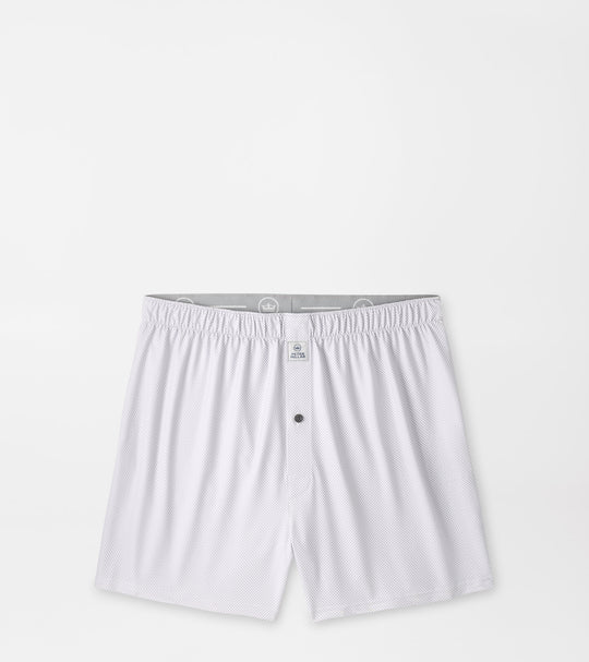 Phoenix Performance Boxer Short In White/Gale Grey