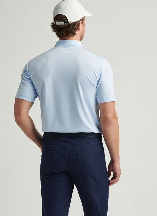 Peter Millar Jubilee Performance Jersey Polo In Cottage Blue