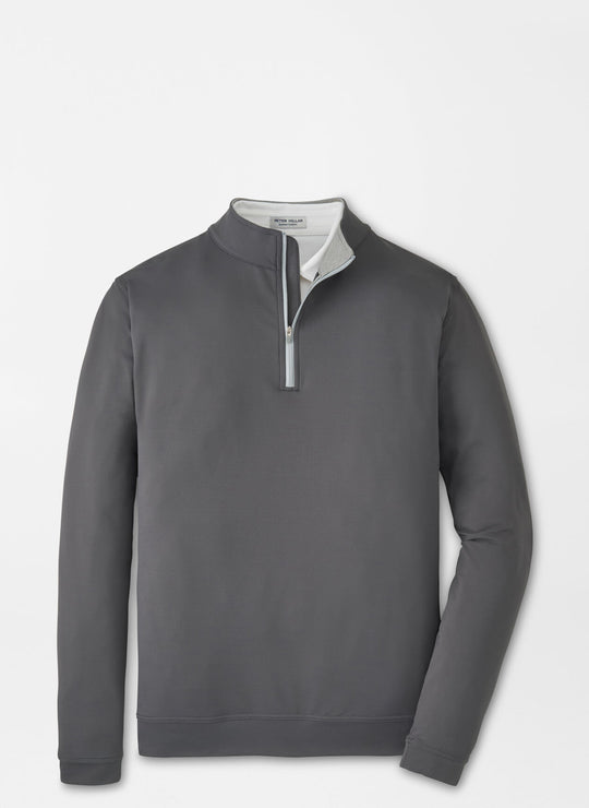Lonesome Valley Peter Millar Perth Q-Zip in Iron