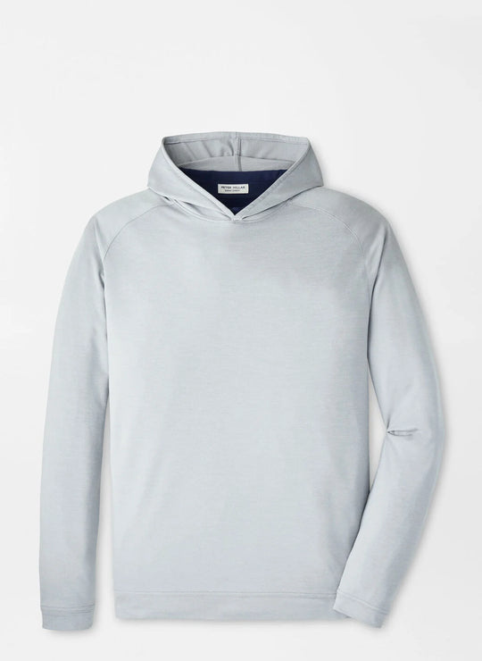 Lonesome Valley Peter Millar Pine Performance Hoodie in Gale Grey