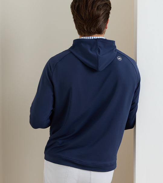 Pine Performance Hoodie In Navy