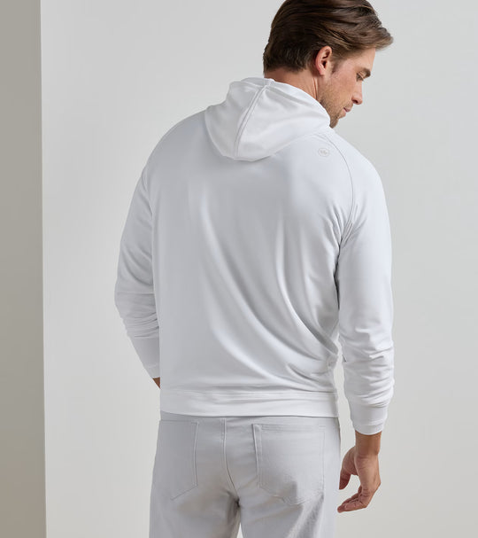 Pine Performance Hoodie In White