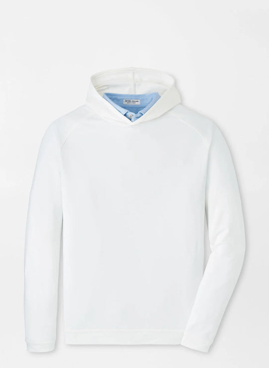 Lonesome Valley Peter Millar Pine Performance Hoodie in White